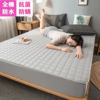 纯棉防水床笠夹棉加厚床罩单件隔尿防滑席梦思床垫保护套防尘罩