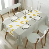 北欧网红餐桌布防水防烫防油免洗pvc茶几桌布桌旗ins长方形台布垫