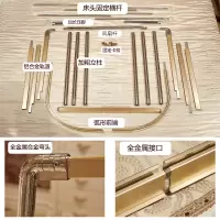 导轨蚊帐家用1.8m1.5米2m床夏季u型轨道不锈钢支架伸缩宫廷公主风