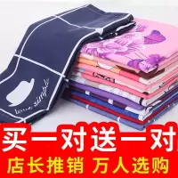 纯磨毛一对装枕套四季通用枕头套枕皮套成人