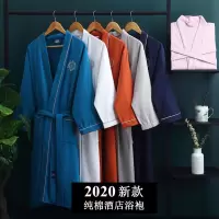 五星级酒店浴袍男女士情侣长款睡袍纯棉吸水浴衣速干夏季薄款