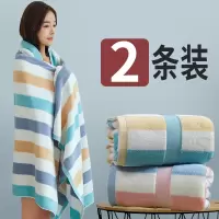 大浴巾家用超大号纯棉全棉吸水速干不掉毛男女情侣浴巾一对情侣款