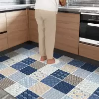 pvc厨房地垫满铺防滑防油防水门口脚垫家用进门地毯免洗可擦垫子