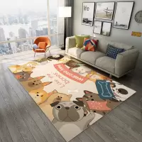 地垫进门家用客厅大面积卧室地板垫可睡可坐地毯入户门茶几垫子