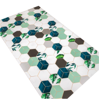 厨房满铺地垫防滑防油pvc皮革脚垫可擦免洗防水摔家用入户门地毯