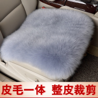 汽车纯羊毛坐垫冬季毛绒三件套单片长毛羊毛垫无靠背座垫皮毛一体