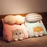 床上三角枕头靠垫床头靠枕靠背抱枕卧室单人宿舍靠背垫学生可拆洗