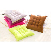 糖果色弹力纯色办公室家用坐垫靠垫