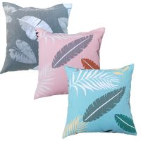 纯棉靠枕抱枕套汽车沙发靠垫办公室大号不含芯平纹加厚靠枕腰枕