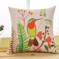 亚麻沙发靠垫抱枕客厅大号靠背汽车家用靠背垫办公室护腰靠垫套