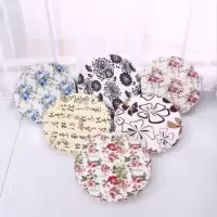 家用圆形藤椅阳台飘窗加厚可拆洗精美坐垫靠垫抱枕椅垫小圆凳子垫