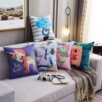 北欧风ins客厅沙发抱枕靠垫床头靠背汽车正方形靠垫可爱靠枕头芯