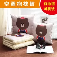 抱枕被子两用来图照片折叠春秋被汽车可爱靠垫卡通多功能