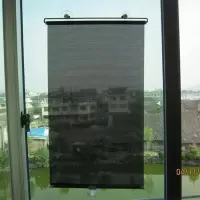 阳台吸盘遮阳帘 卧室隔热遮光窗帘 家用办公伸缩防晒帘卷帘