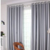 遮光防晒隔热加厚全窗帘布成品遮阳飘窗窗帘打孔防紫外线粘钩