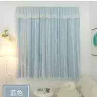 魔术贴免打孔遮光窗帘成品卧室阳台飘窗出租屋小型窗帘布亏本冲量