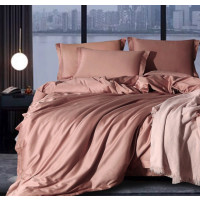 特!100s支匹马棉素纯色四件套纯棉简约轻奢被套全棉贡缎床品