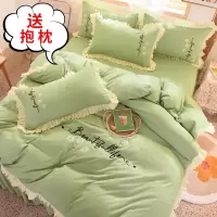网红款床裙四件套公主风绣花被套被单被子床单三件套床上用品夏天