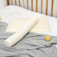 泰国乳胶圆柱枕头护颈枕修复颈椎枕头圆形橡胶糖果枕睡觉专用