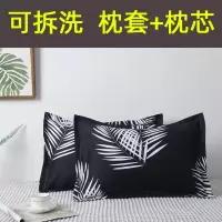 枕头单人学生宿舍一只装夏季韩式可爱女生情侣双人一对枕芯带枕套