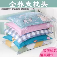 全荞麦枕头大人护颈枕成人荞麦皮四季单人双人夏天家用助睡眠颈椎