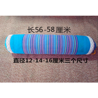 颈椎枕头荞麦壳枕芯家用单人护颈枕缓解脊柱专用成人长圆柱形