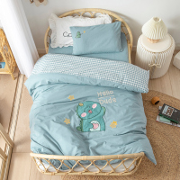a类全棉水洗棉幼儿园被子三件套纯棉午睡儿童宝宝婴儿被褥六件套