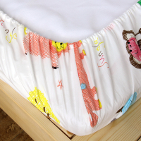 儿童床笠纯棉单件床单婴儿床笠床垫套罩保护套1.2m1.5米床罩