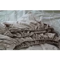 床笠 全棉纯色单件纯棉床罩床垫套加厚席梦思保护套床单1.8米