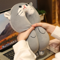 u型枕旅行便携靠枕床头车用午睡办公室枕头护颈枕u形可爱卡通头枕