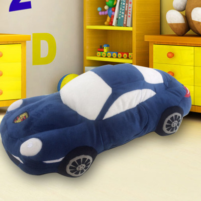 毛绒玩具汽车摆件车内保时捷形状模型抱枕男孩喜欢生日礼物公仔