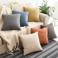 简约科技布树枝纹沙发抱枕床头靠垫客厅靠枕椅子靠背垫办公室腰枕