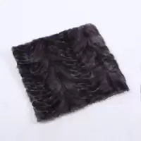 微残水貂毛坐垫狐狸毛座垫貉子毛垫真皮真毛材料拼接舒适保暖透气