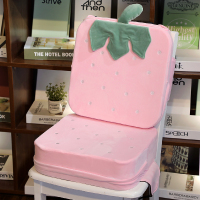 四季通用加厚增高椅子坐垫靠垫一体学生垫子儿童座垫椅垫家用凳子