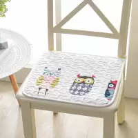 四季通用汽车坐垫儿童椅子垫办公室薄垫夏天学生凳全棉家用餐椅垫