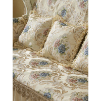 欧式沙发垫四季通用防滑布艺客厅奢华真皮沙发坐垫套罩全盖秋贵妃