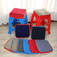 通用塑料胶凳子垫子坐垫家用海绵垫子毛绒软垫子防滑冬季加厚方形