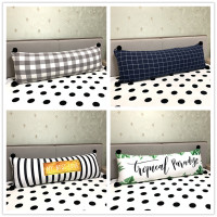 ins北欧简约全棉床头靠垫长靠枕床上大靠背床靠垫榻榻米床靠双人