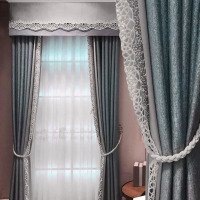 现代简约北欧风轻奢遮光隔热落地客厅卧室成品窗帘春宴