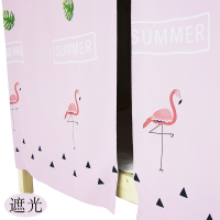 宿舍火烈鸟遮光加厚床帘大学生上下铺男生女生带支架床幔蚊帐