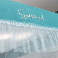 蒙古包遮光床帘一体式坐床u型三开门拉链防摔1.2m蚊帐1.5/1.8米床