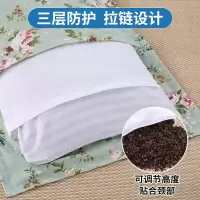 荞麦枕头 睡眠枕全荞麦皮枕芯 荞麦壳成人护颈枕 颈椎枕头枕芯