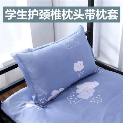 孩子学生护颈椎枕头带枕套宿舍儿童枕芯卡通护颈枕40x60cm小枕头