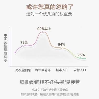 枕头一对酒店枕头芯可水洗家用枕头单人护颈成人枕芯