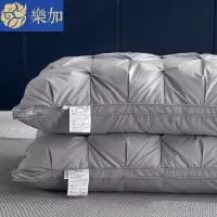 /全棉羽绒枕头芯鹅绒酒店枕头枕芯一对装成人羽绒枕头