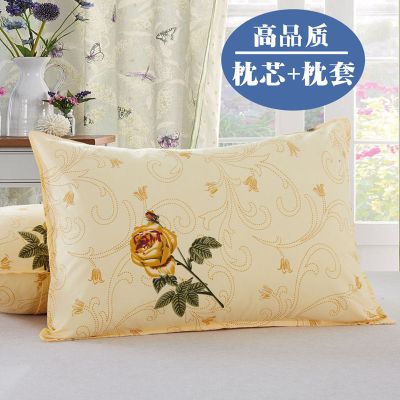 枕头一对装家用学生宿舍酒店用枕芯加枕套枕头芯送枕套护颈枕