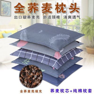 荞麦枕头荞麦皮枕芯全荞麦护颈枕头成人颈椎枕四季荞麦壳枕单人