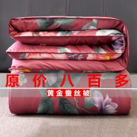 黄金蚕丝被桑蚕丝单双人春秋被芯加厚保暖冬棉被子空调夏凉被