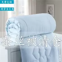 特价纯棉蚕丝被桑蚕丝春秋被加厚冬被夏凉被双人被芯4/6/8斤