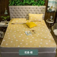 泰国天然乳胶凉席冰丝席可机洗折叠夏季天丝空调软席凉席子三件套